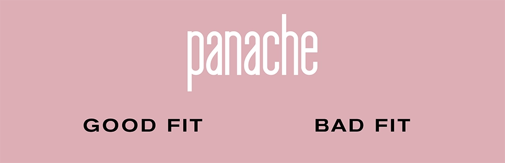 Panache good fit and bad fit graphic